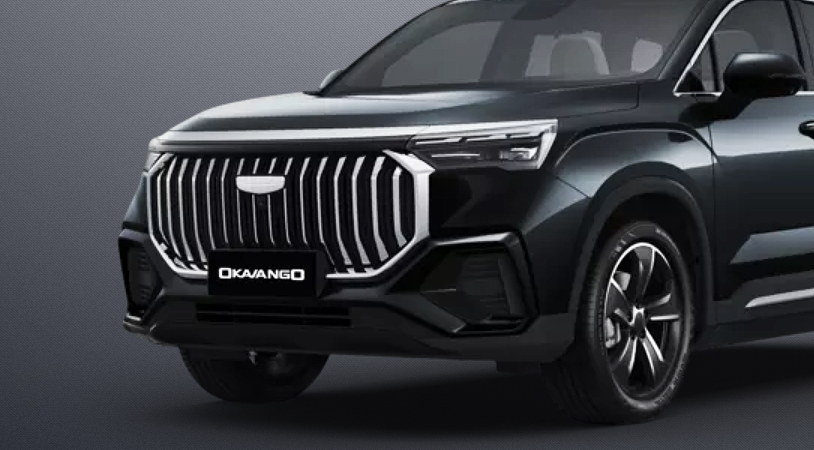 Geely Okavango I Рестайлинг, Ink Black / Черный металлик, 2947190 рублей, вид 3