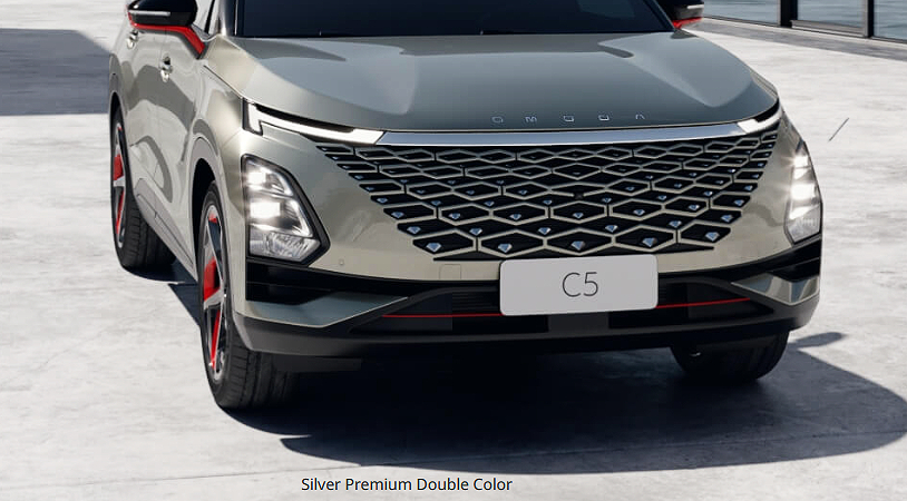 OMODA C5 I, Серебристый с черной крышей, 1588874 рублей, вид 3