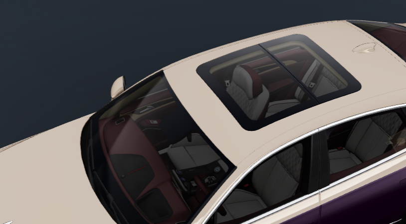 Hongqi H9 I, Фиолетовый с золотой крышей / Gentian Purple + Gold, 5690000 рублей, вид 4