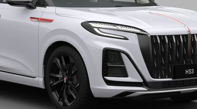 Hongqi HS3 I, Белый с черной крышей / White + Black roof, 4073065 рублей, вид 3