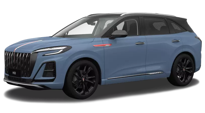 Hongqi HS3 I, Голубой с черной крышей / Bamboo blue + Black roof, 4181760 рублей, вид 2