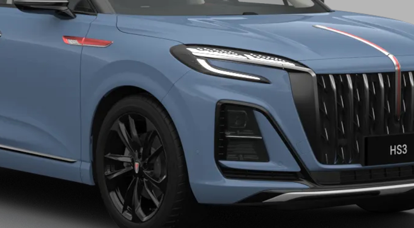 Hongqi HS3 I, Голубой с черной крышей / Bamboo blue + Black roof, 4181760 рублей, вид 3