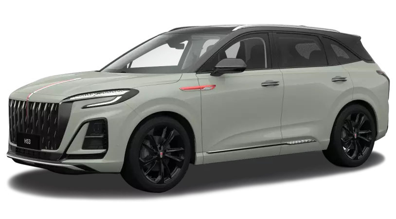 Hongqi HS3 I, Светло-зеленый с черной крышей / Light Green + Black roof, 3098255 рублей, вид 2