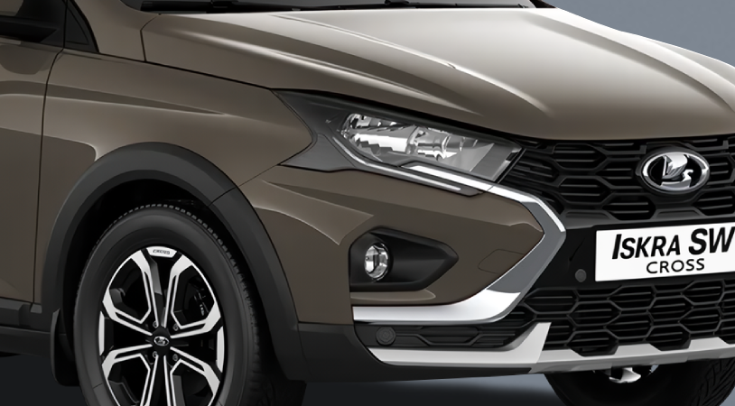 LADA Iskra SW Cross I, Золотисто-коричневый "Кориандр" металлик, 1715500 рублей, вид 3