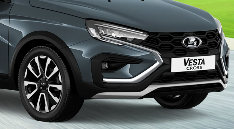 LADA Vesta Cross I Рестайлинг (NG), Серебристо-темно-серый "Борнео" металлик, 1539000 рублей, вид 3