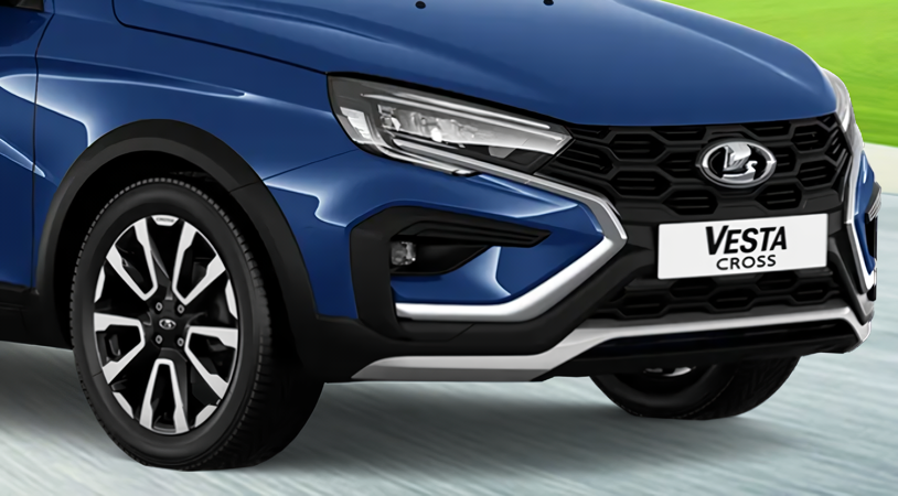 LADA Vesta Cross I Рестайлинг (NG), Синий "Капитан" металлик, 1535500 рублей, вид 3