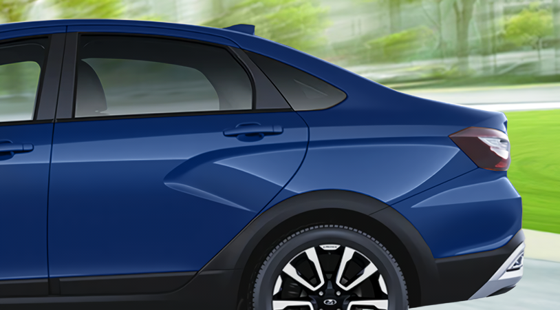 LADA Vesta Cross I Рестайлинг (NG), Синий "Капитан" металлик, 1535500 рублей, вид 4