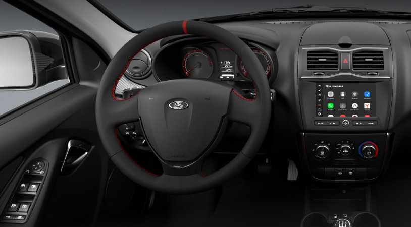 LADA Granta Sportline I Рестайлинг, Серебристый "Платина" металлик, 1189000 рублей, вид 6