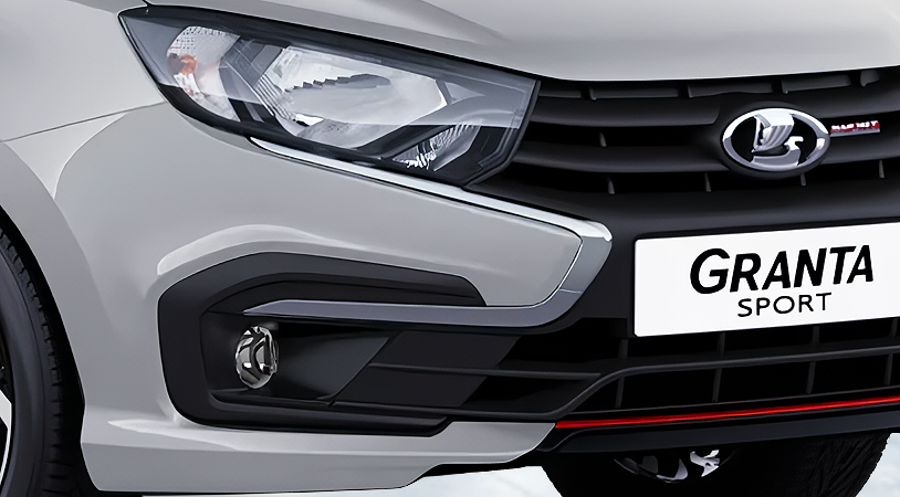 LADA Granta Sportline I Рестайлинг, Серебристый "Платина" металлик, 1189000 рублей, вид 3