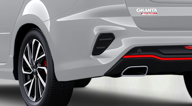 LADA Granta Sportline лифтбек I Рестайлинг, Серебристый "Платина" металлик, 1052500 рублей, вид 5