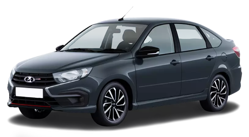 LADA Granta Sportline лифтбек I Рестайлинг, Серебристо-темно-серый "Борнео" металлик, 1052500 рублей, вид 2