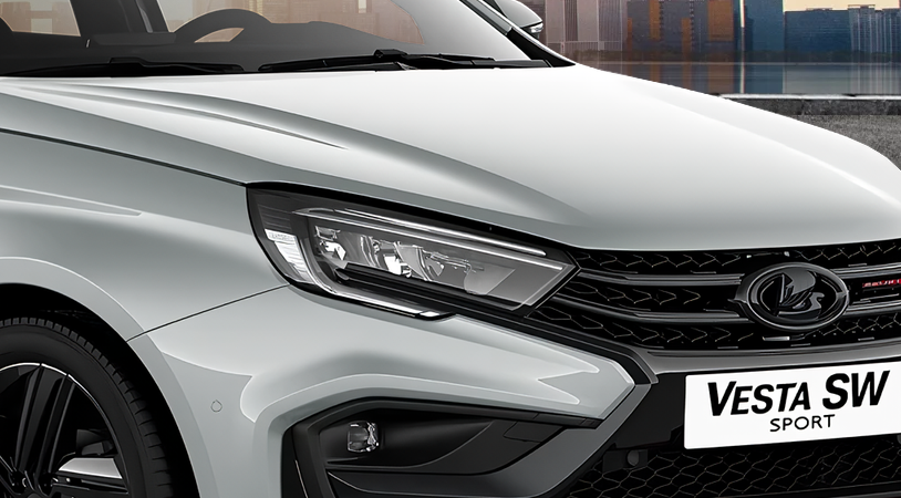 LADA Vesta SW Sport I Рестайлинг (NG), Серебристый "Платина" металлик, 2402000 рублей, вид 3
