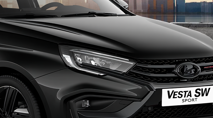 LADA Vesta SW Sport I Рестайлинг (NG), Черный "Пантера", 1884104 рублей, вид 3