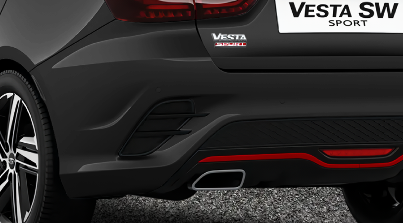 LADA Vesta SW Sport I Рестайлинг (NG), Черный "Пантера", 1884104 рублей, вид 5