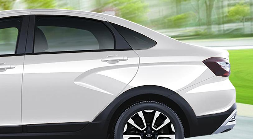 LADA Vesta Cross I Рестайлинг (NG), Серебристо-темно-серый "Борнео", 1388500 рублей, вид 4