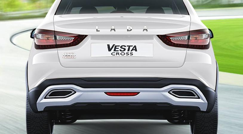 LADA Vesta Cross I Рестайлинг (NG), Серебристо-темно-серый "Борнео", 1388500 рублей, вид 5