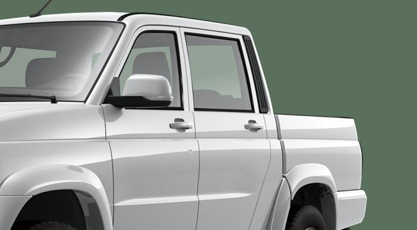 УАЗ Пикап I Рестайлинг 2, Серебристый металлик, 2130100 рублей, вид 4