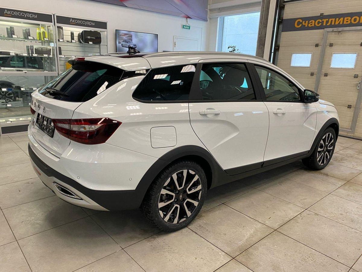 LADA Vesta SW Cross I Рестайлинг (NG), Белый "Ледниковый", 1668832 рублей, вид 6