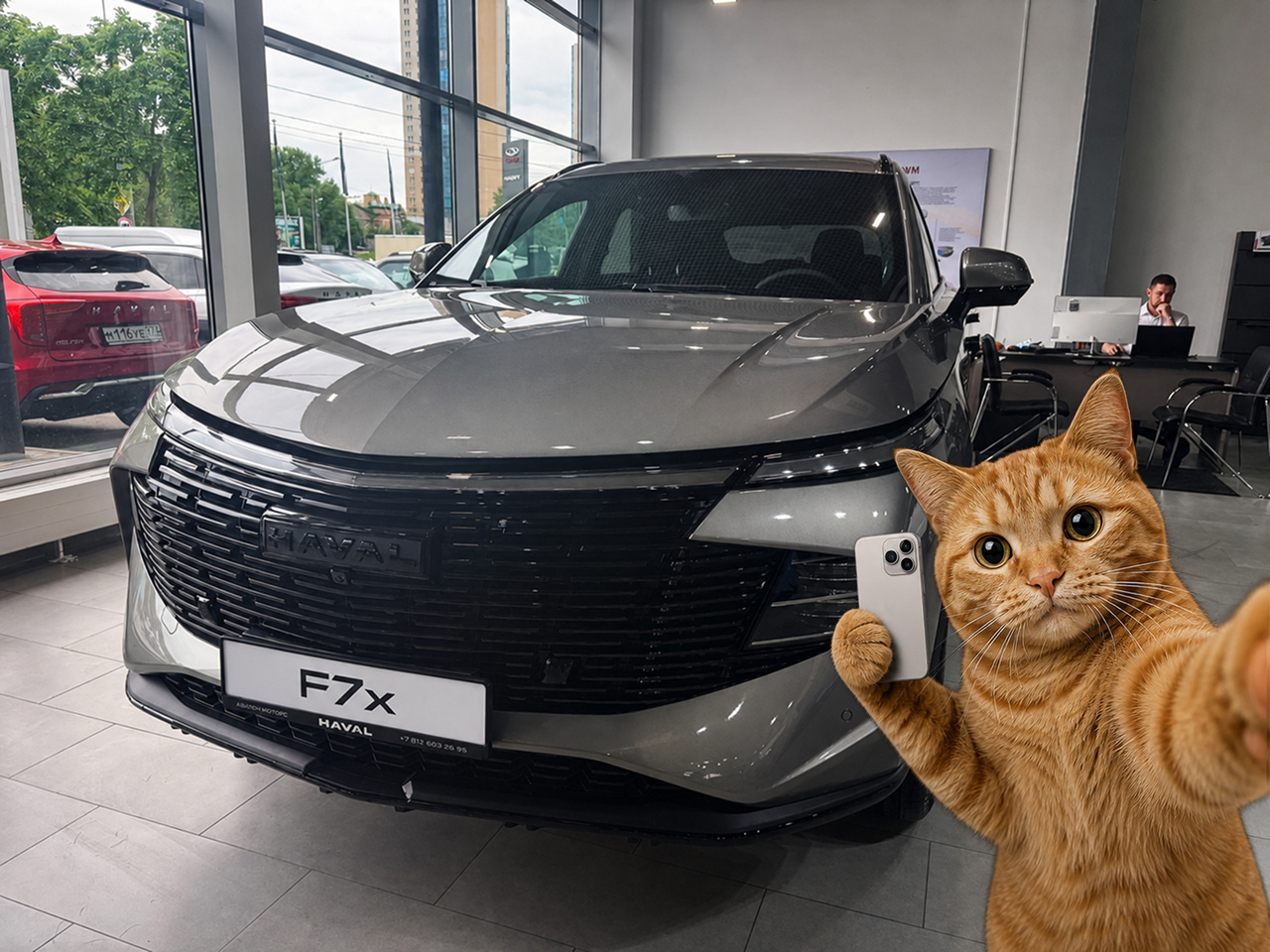 Haval F7x II, Дымчатый Жемчуг, 3338000 рублей, вид 2