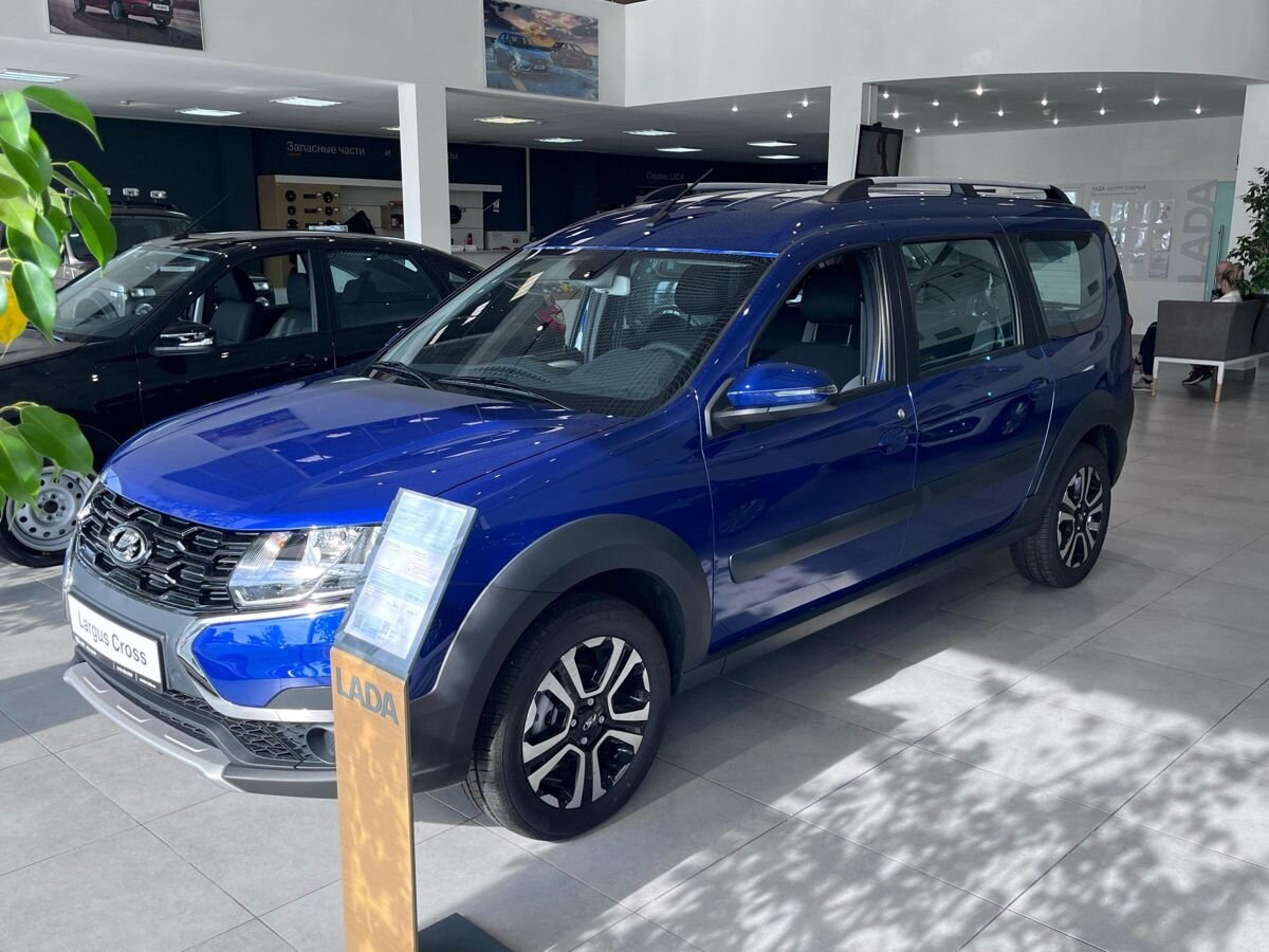 LADA Largus Cross I Рестайлинг, Синий "Капитан" металлик, 1427464 рублей, вид 4