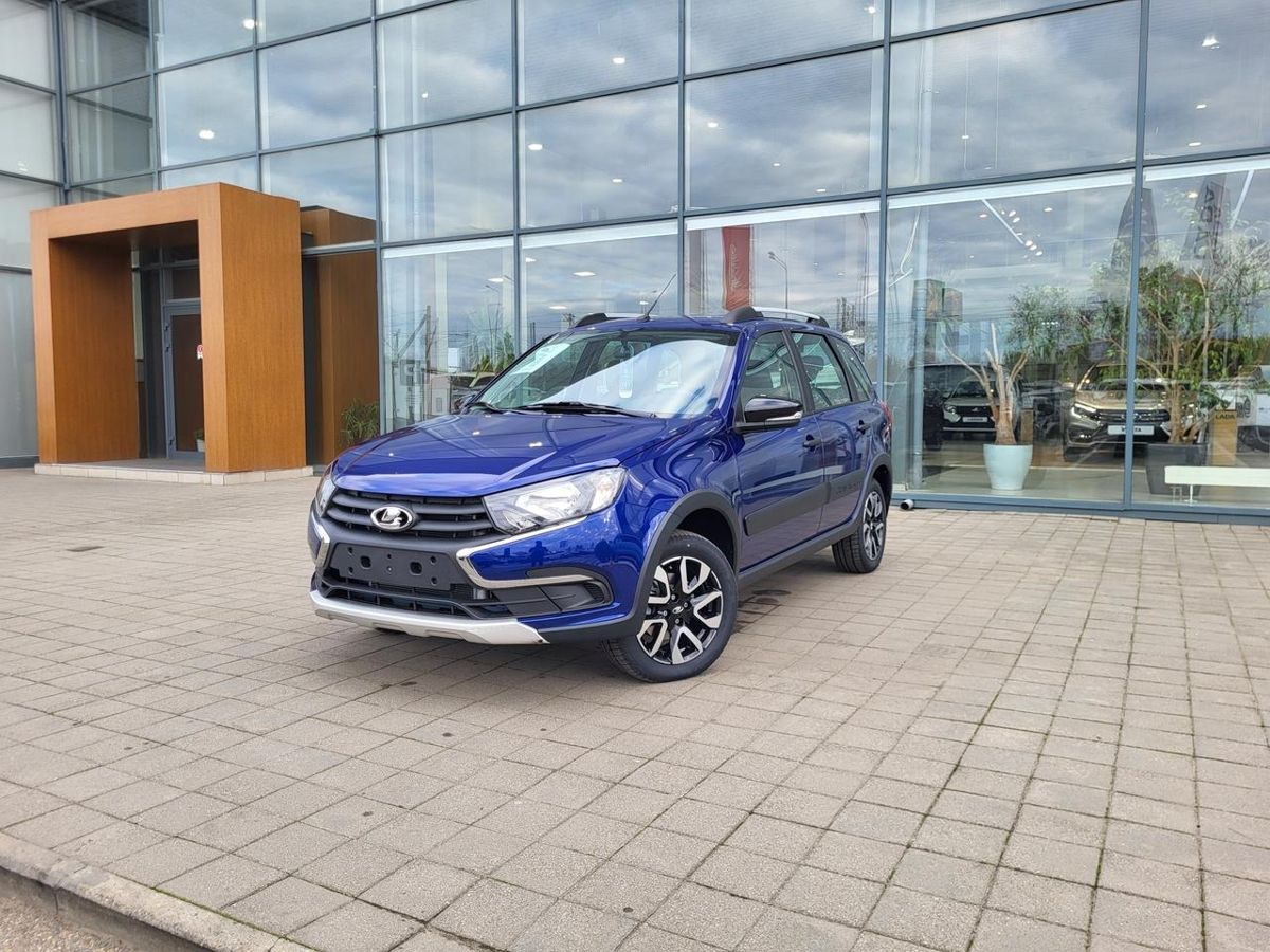 LADA Granta Cross I Рестайлинг, Синий "Капитан" металлик, 1106396 рублей, вид 2