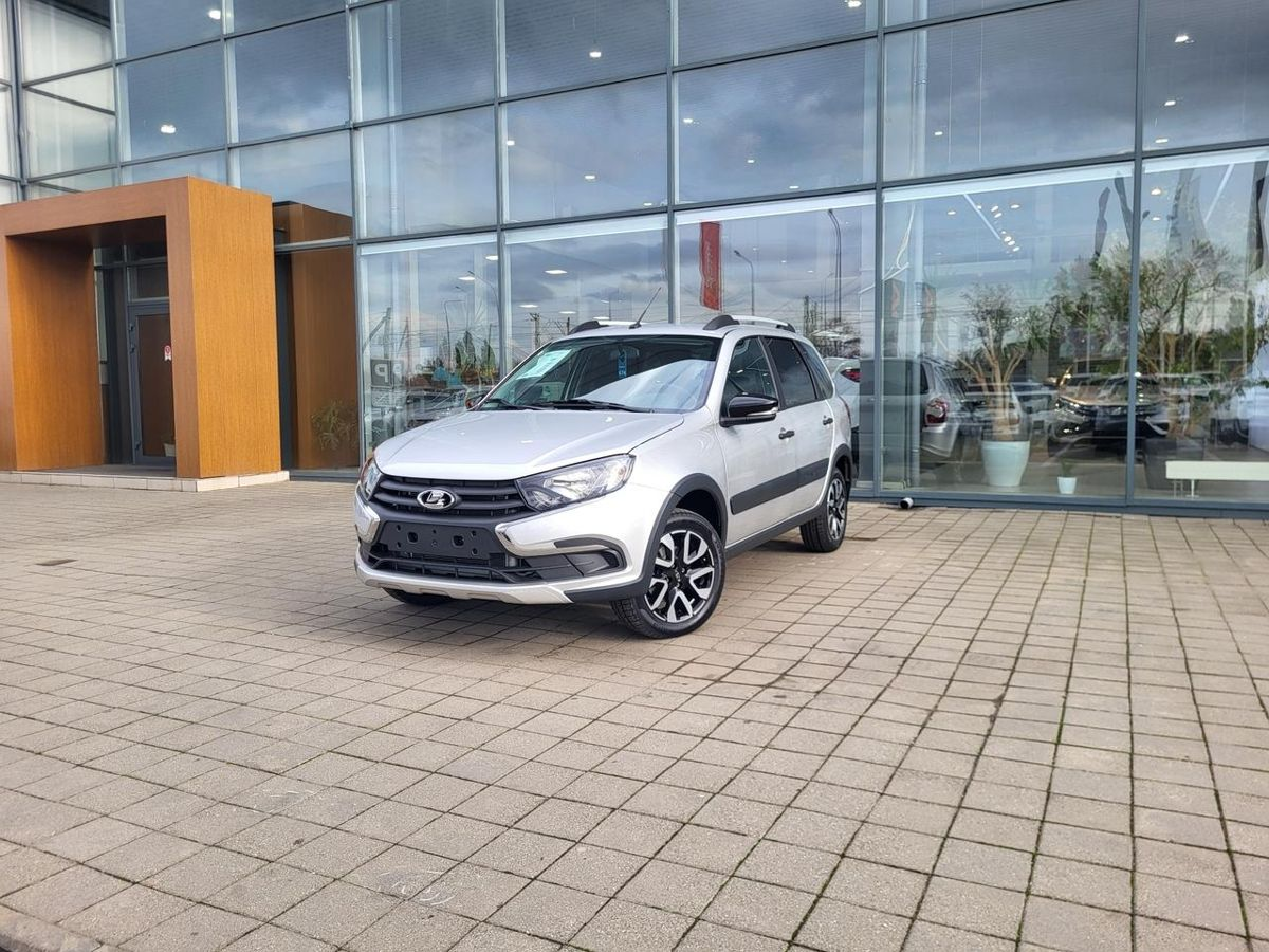 LADA Granta Cross I Рестайлинг, Серебристый "Платина" металлик, 1046000 рублей, вид 2