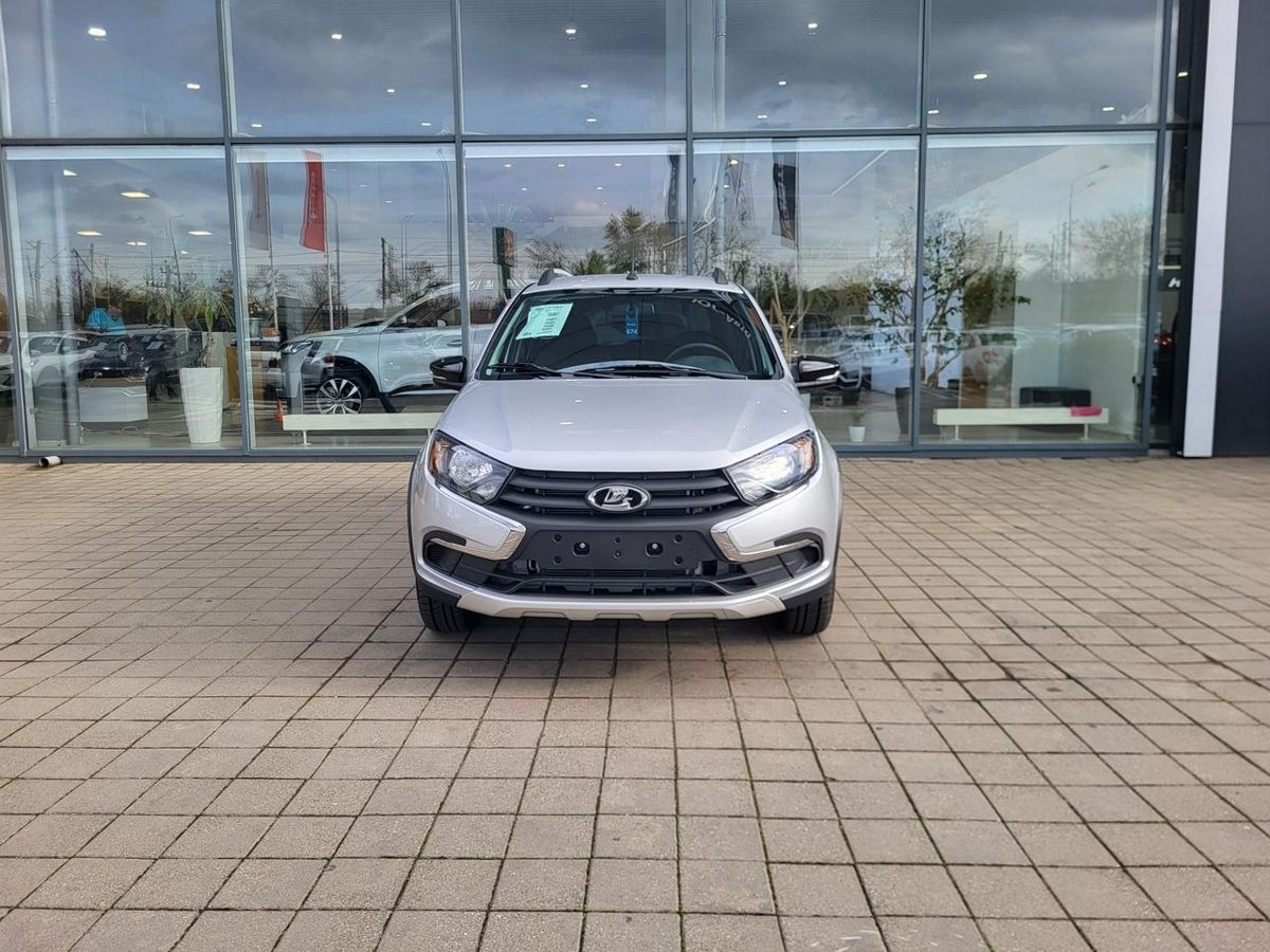 LADA Granta Cross I Рестайлинг, Серебристый "Платина" металлик, 1046000 рублей, вид 3