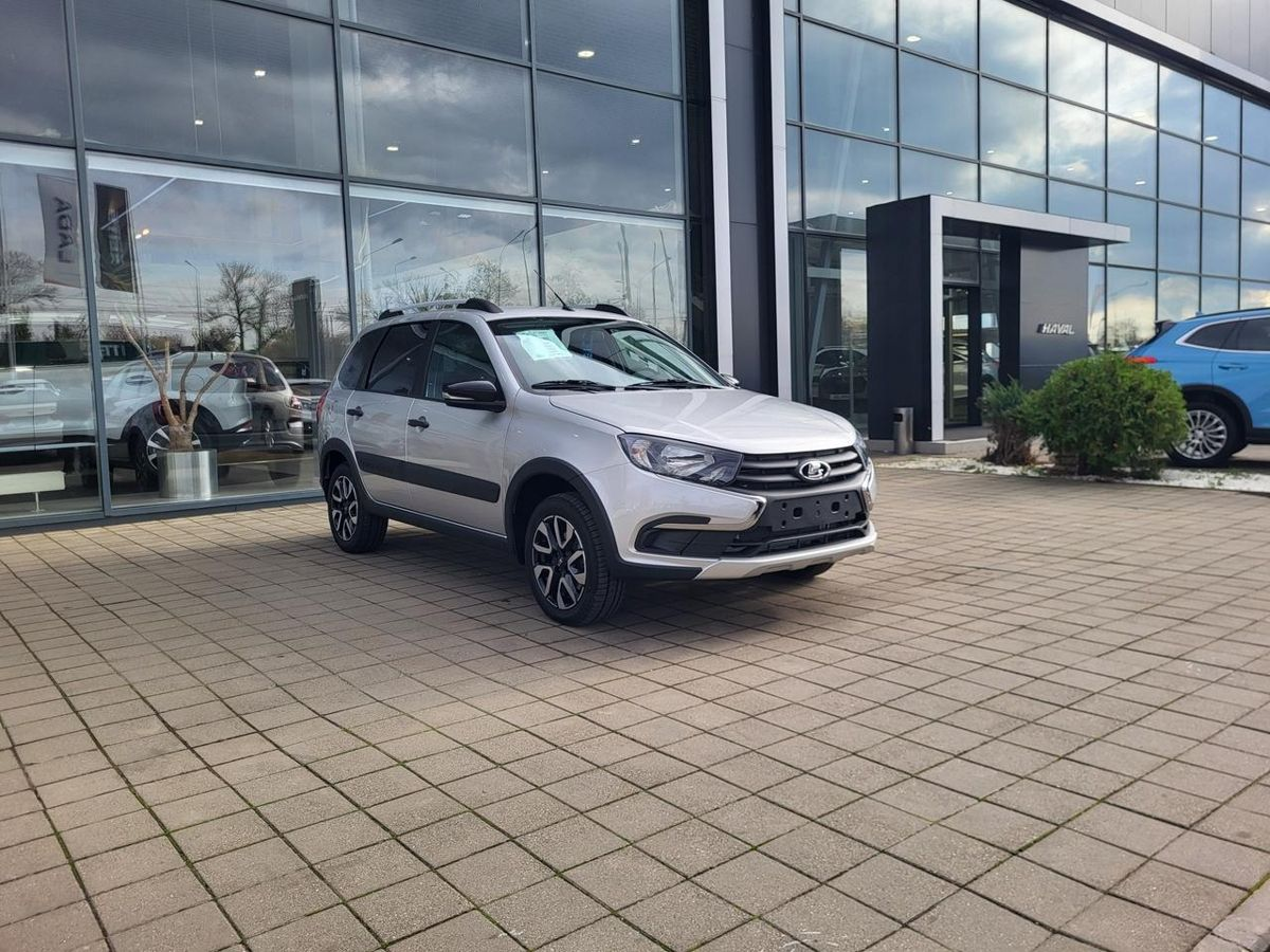 LADA Granta Cross I Рестайлинг, Серебристый "Платина" металлик, 1046000 рублей, вид 4