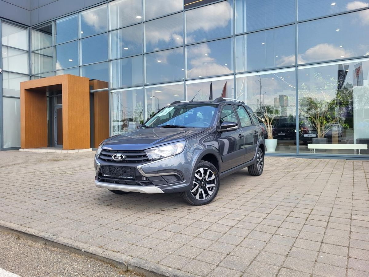 LADA Granta Cross I Рестайлинг, Серебристо-темно-серый "Борнео" металлик, 1046000 рублей, вид 2