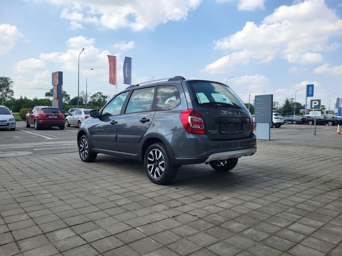 LADA Granta Cross I Рестайлинг, Серебристо-темно-серый "Борнео" металлик, 1046000 рублей, вид 5