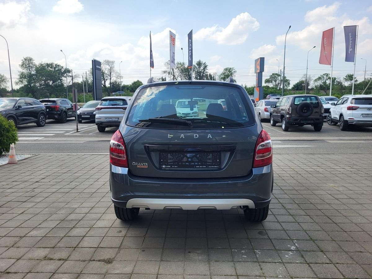 LADA Granta Cross I Рестайлинг, Серебристо-темно-серый "Борнео" металлик, 1046000 рублей, вид 6