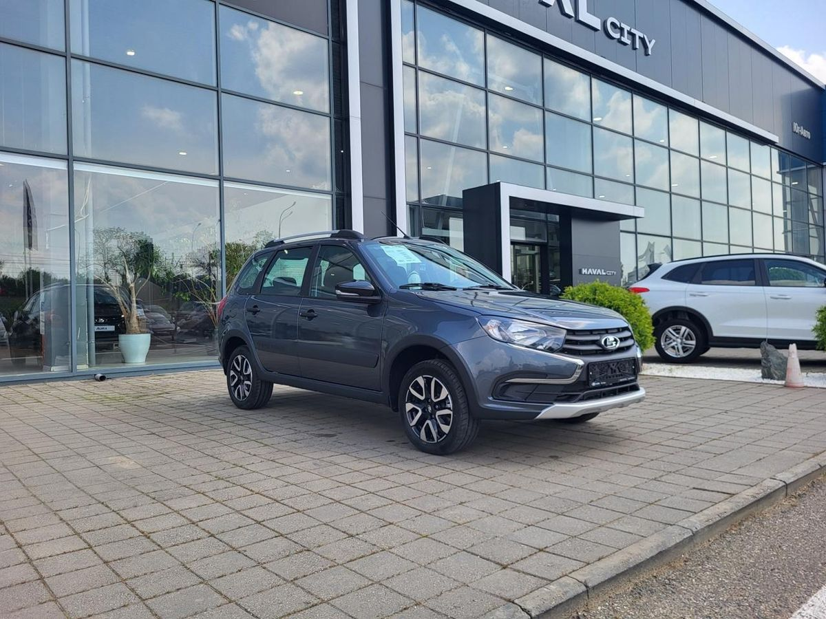 LADA Granta Cross I Рестайлинг, Серебристо-темно-серый "Борнео" металлик, 1046000 рублей, вид 9