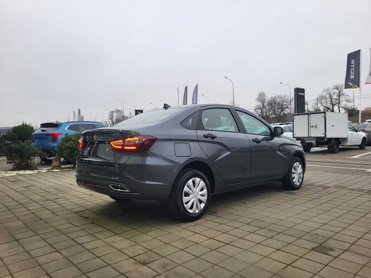 LADA Vesta I Рестайлинг (NG), Серебристо-темно-серый "Борнео" металлик, 1451000 рублей, вид 8