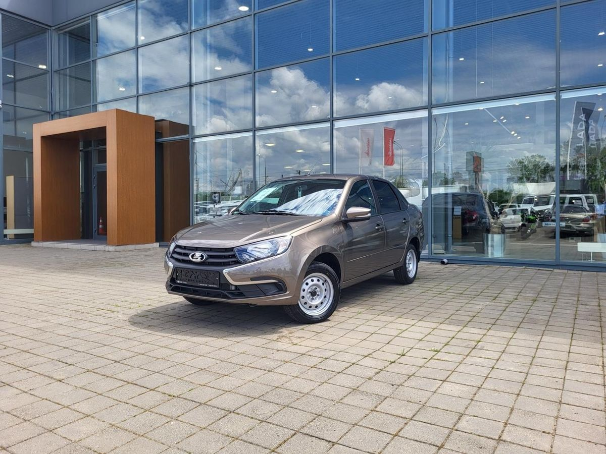 LADA Granta седан I Рестайлинг, Золотисто-коричневый "Кориандр" металлик, 951000 рублей, вид 2
