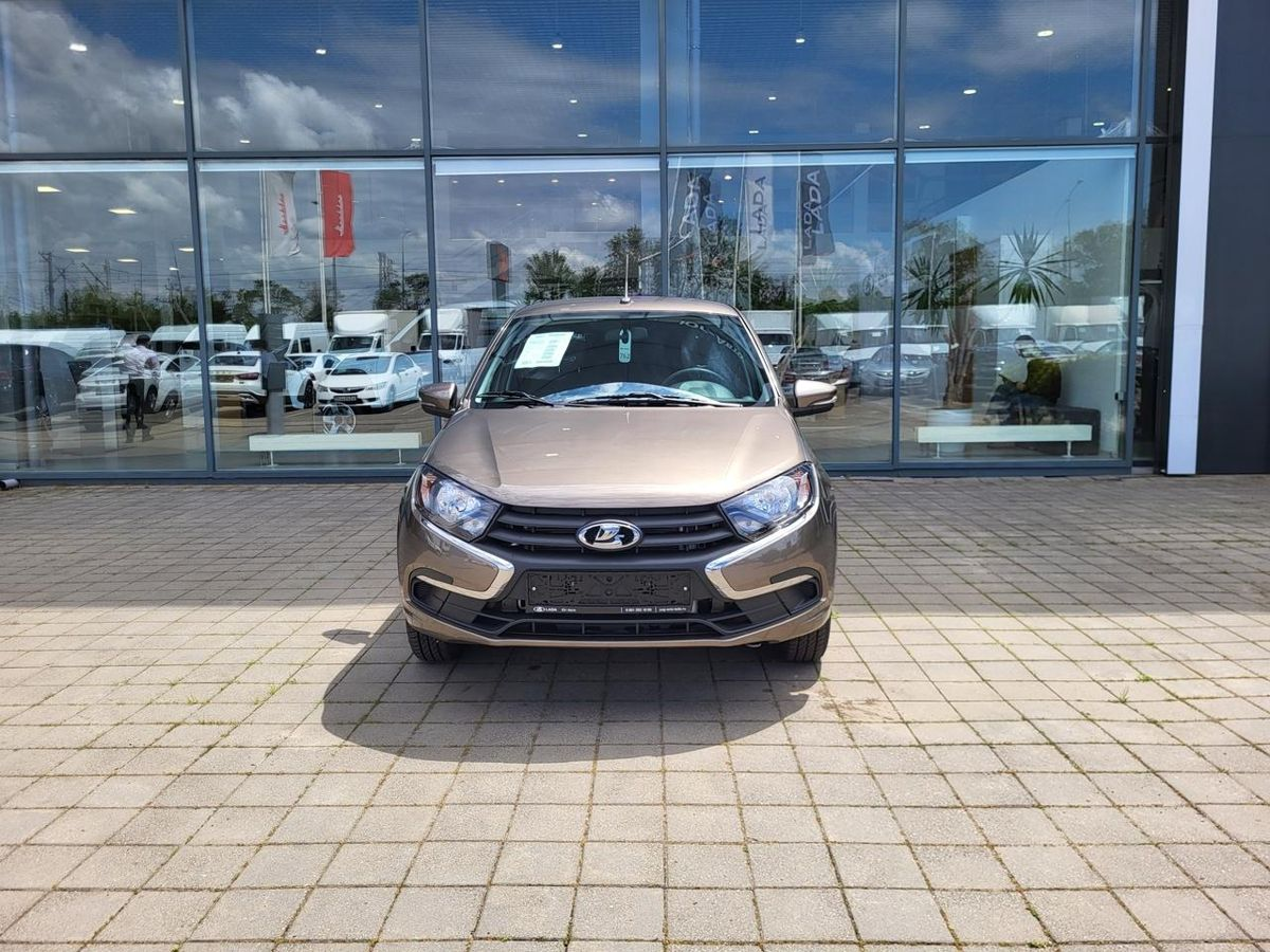 LADA Granta седан I Рестайлинг, Золотисто-коричневый "Кориандр" металлик, 951000 рублей, вид 3
