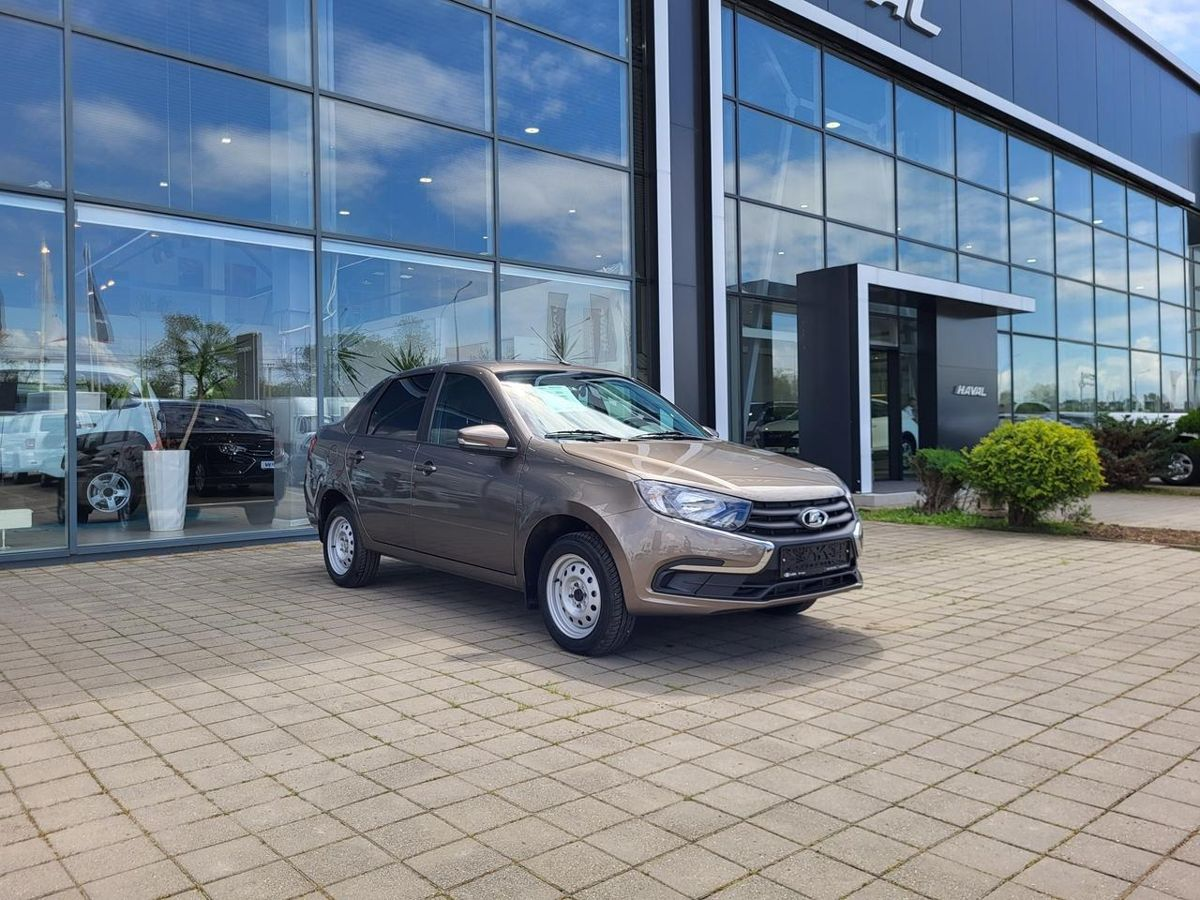 LADA Granta седан I Рестайлинг, Золотисто-коричневый "Кориандр" металлик, 951000 рублей, вид 4
