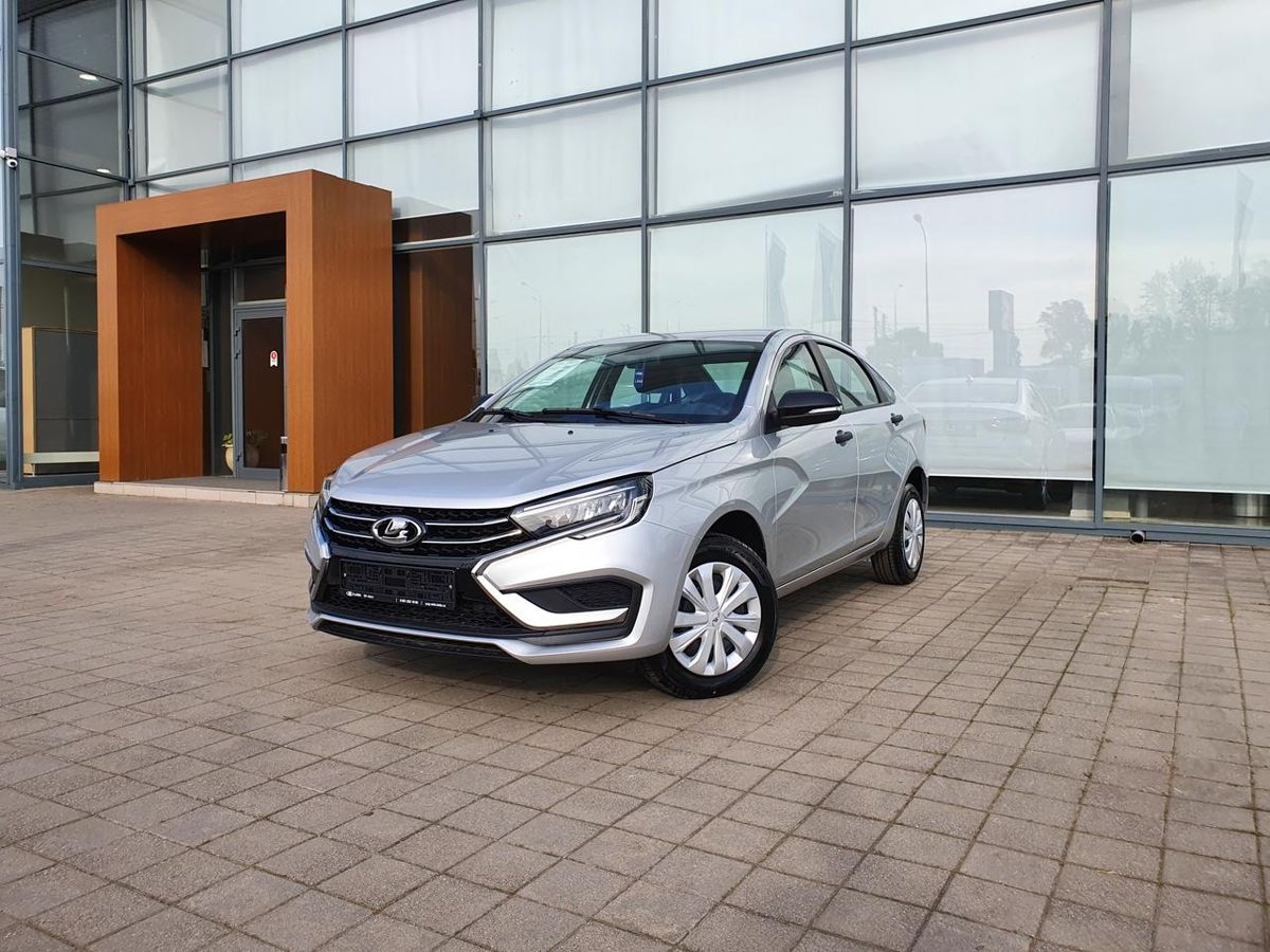LADA Vesta I Рестайлинг (NG), Серебристый "Платина" металлик, 1451000 рублей, вид 2