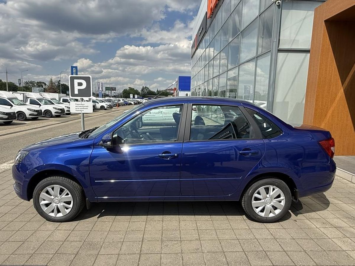 LADA Granta седан I Рестайлинг, Синий "Капитан" металлик, 951000 рублей, вид 4