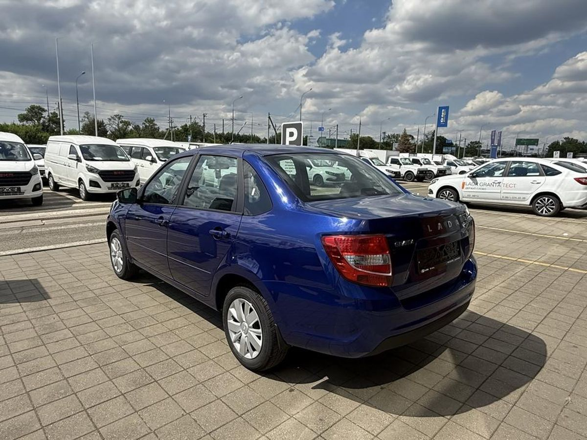 LADA Granta седан I Рестайлинг, Синий "Капитан" металлик, 951000 рублей, вид 5