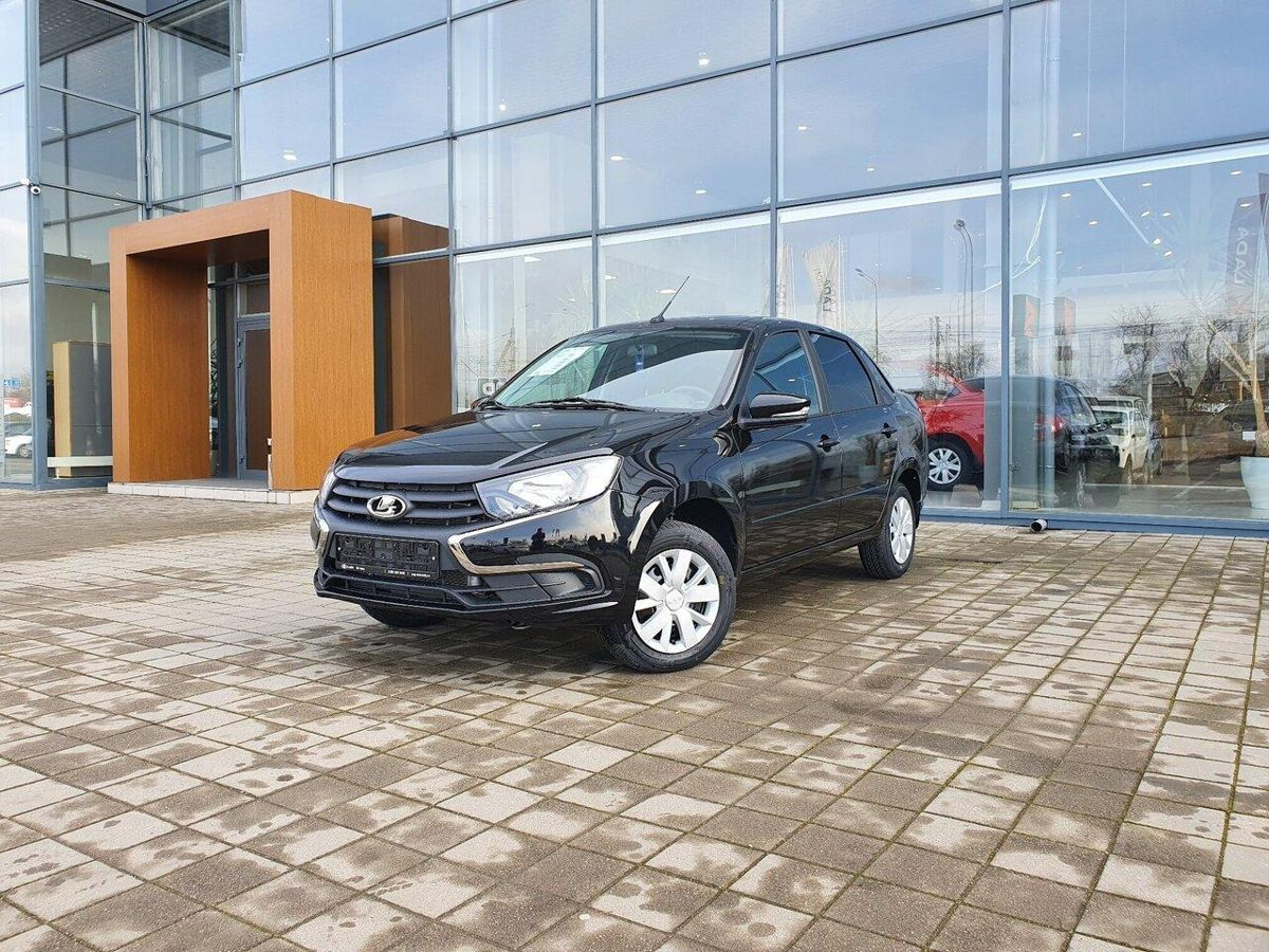 LADA Granta седан I Рестайлинг, Черный "Пантера", 898000 рублей, вид 2