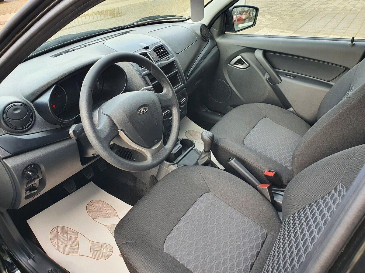 LADA Granta седан I Рестайлинг, Черный "Пантера", 898000 рублей, вид 9