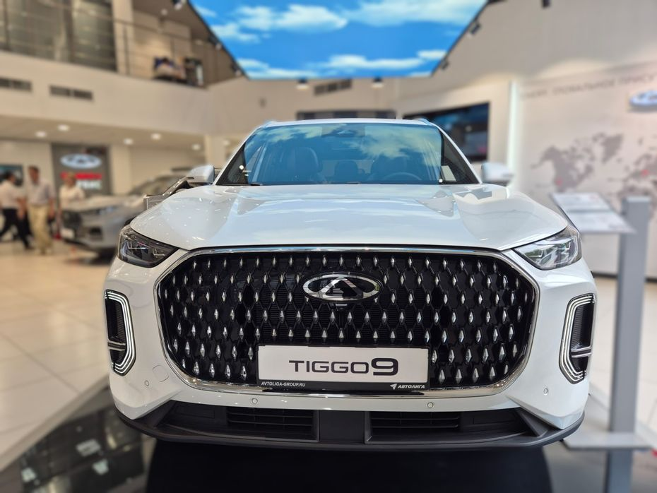 Chery Tiggo 9 I, Искрящийся белый, 3572800 рублей, вид 2