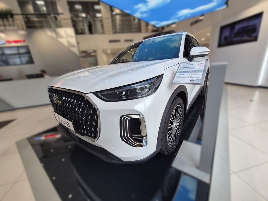 Chery Tiggo 9 I, Искрящийся белый, 3572800 рублей, вид 6