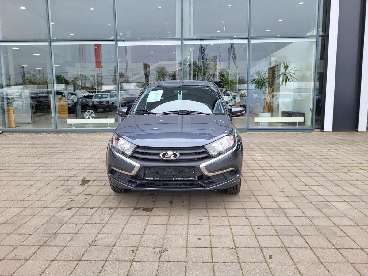 LADA Granta лифтбек I Рестайлинг, Серебристо-темно-серый "Борнео" металлик, 981000 рублей, вид 3