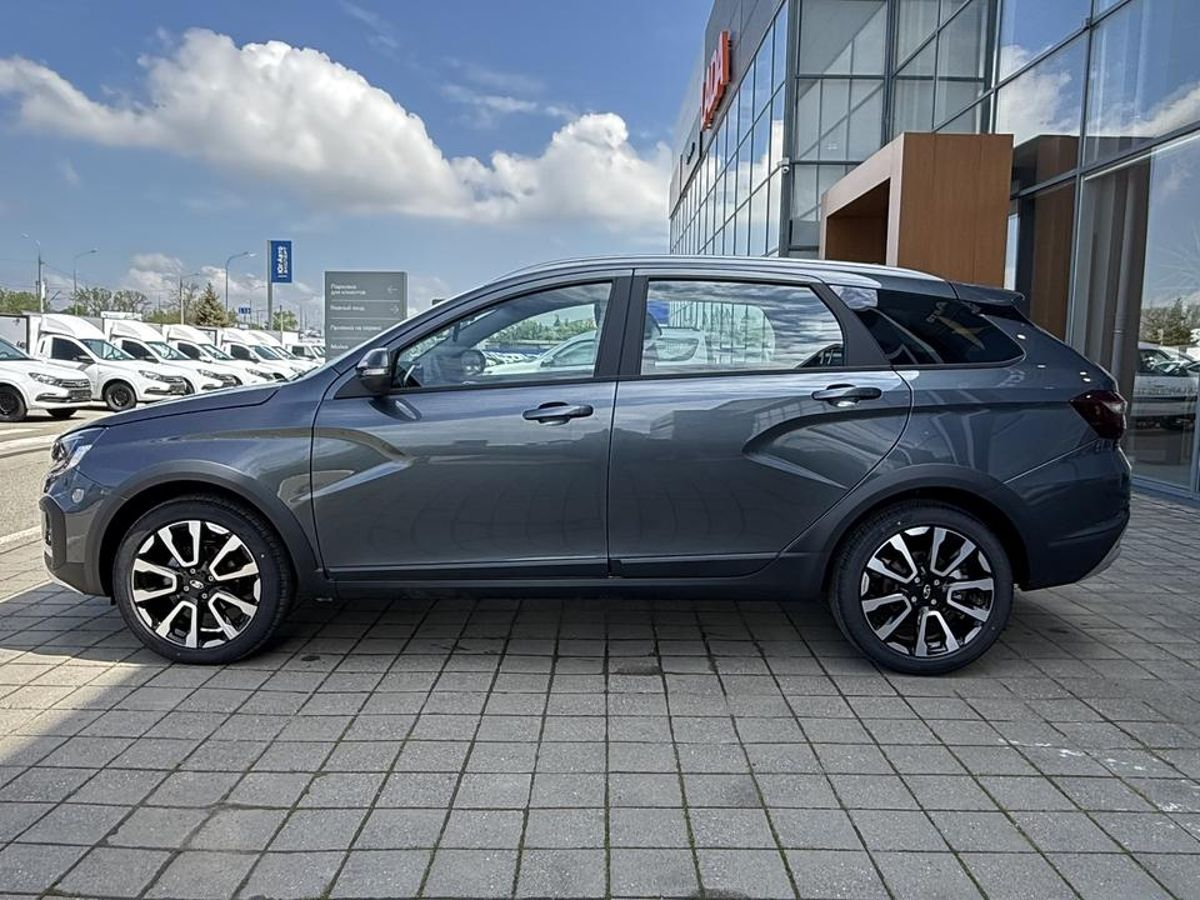 LADA Vesta SW Cross I Рестайлинг (NG), Серебристо-темно-серый "Борнео" металлик, 1893000 рублей, вид 4