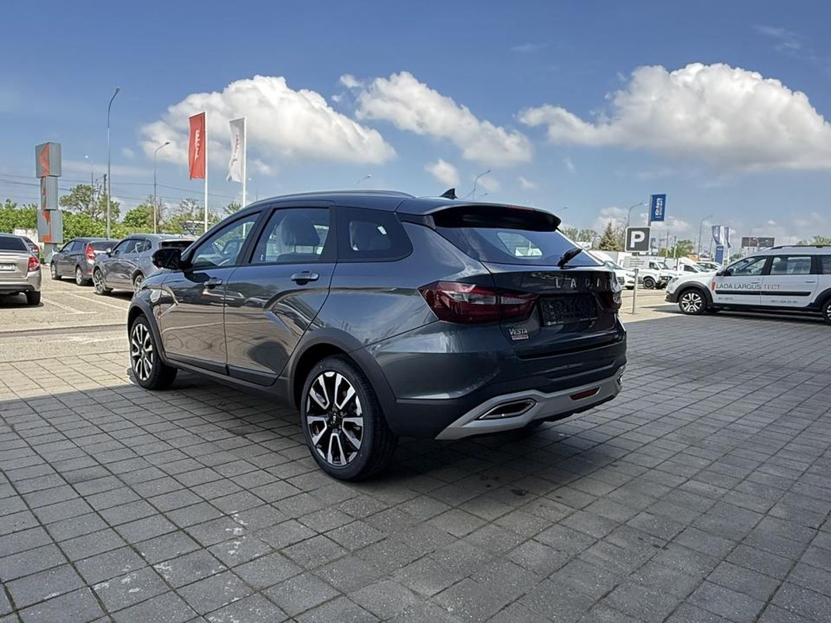 LADA Vesta SW Cross I Рестайлинг (NG), Серебристо-темно-серый "Борнео" металлик, 1893000 рублей, вид 5