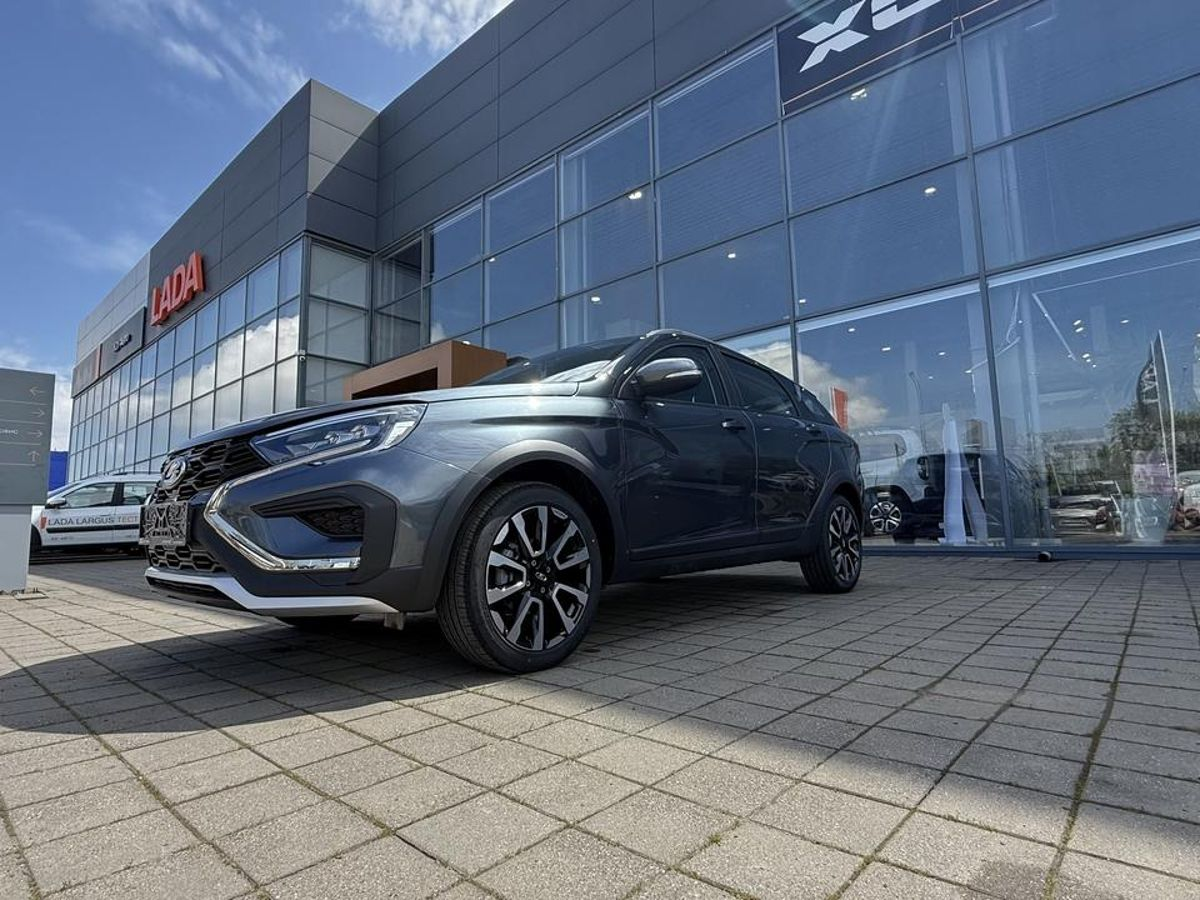 LADA Vesta SW Cross I Рестайлинг (NG), Серебристо-темно-серый "Борнео" металлик, 1893000 рублей, вид 12