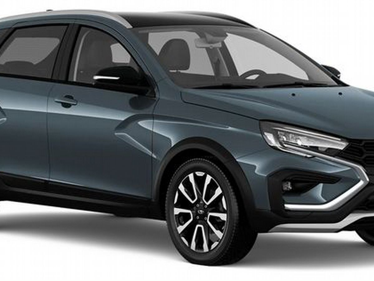 LADA Vesta SW Cross I Рестайлинг (NG), Серебристо-темно-серый "Борнео" металлик, 1808000 рублей, вид 2
