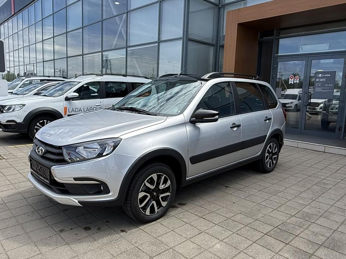 LADA Granta Cross I Рестайлинг, Серебристый "Платина" металлик, 1271000 рублей, вид 2