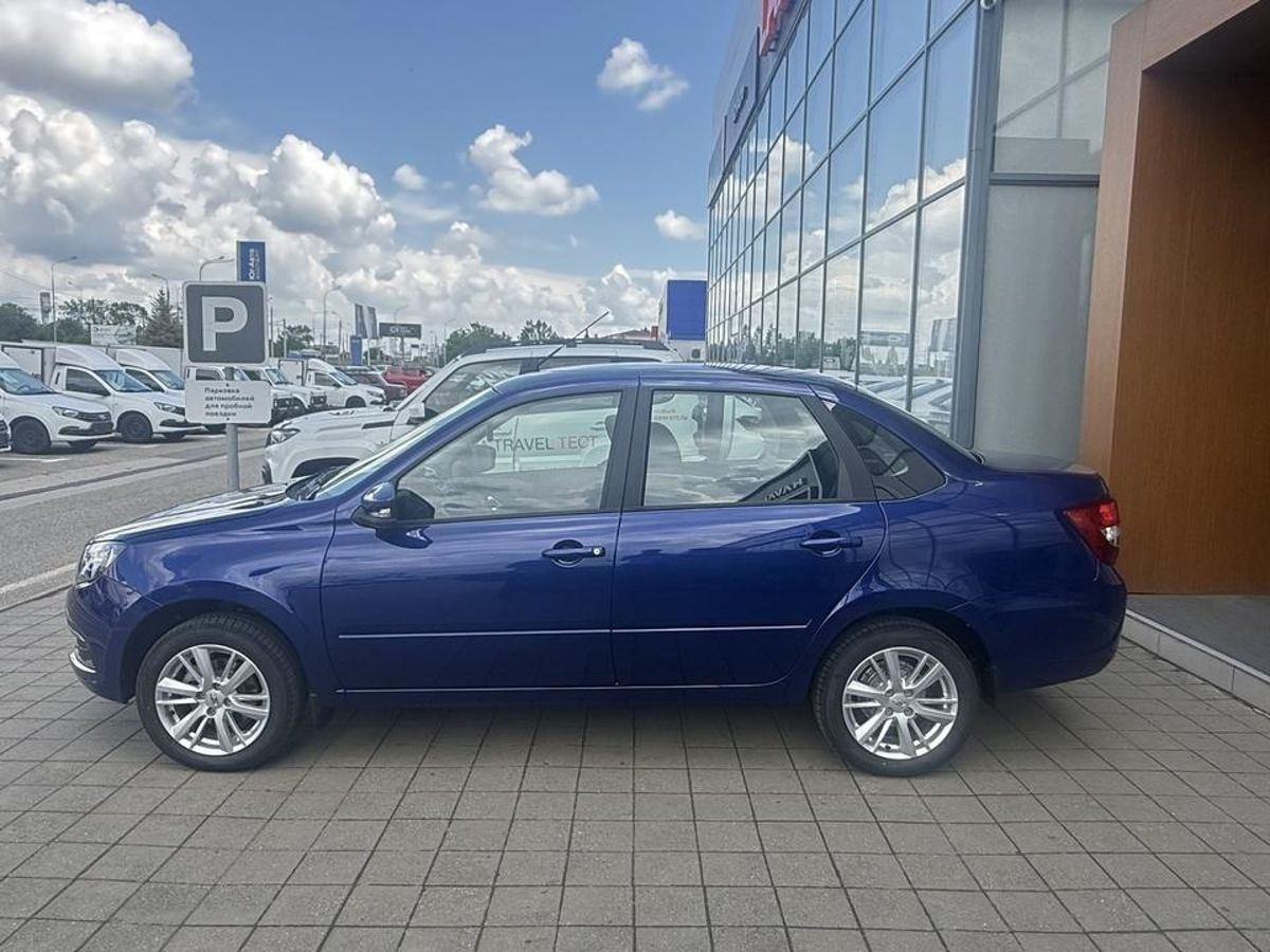 LADA Granta седан I Рестайлинг, Синий "Капитан" металлик, 1068000 рублей, вид 4